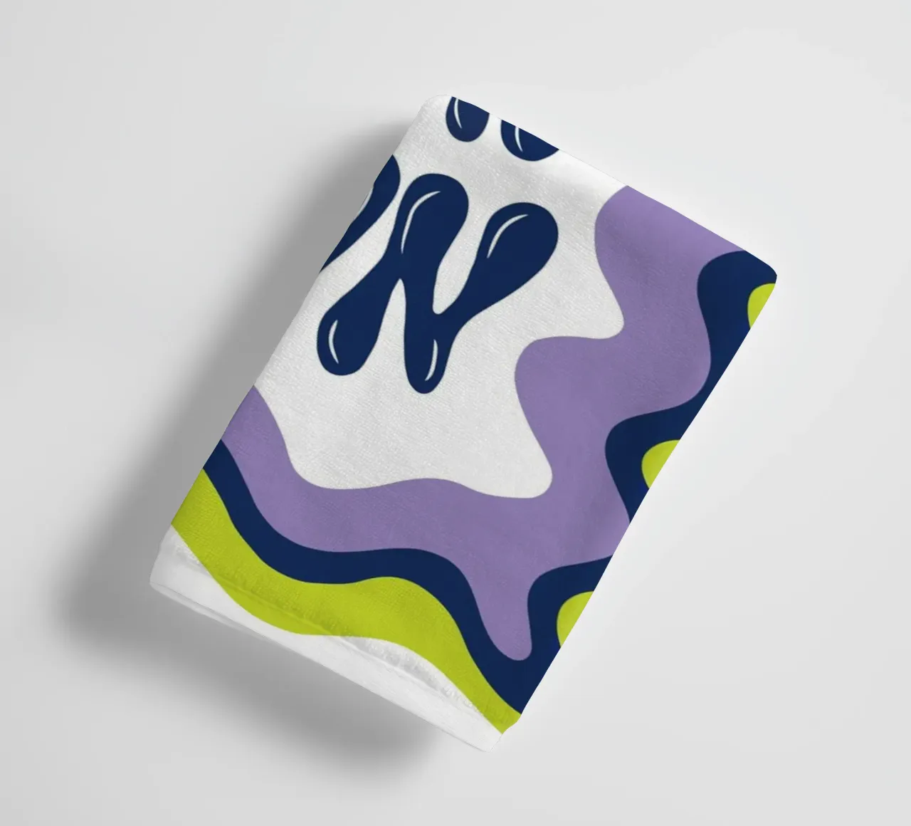 Sunday-Fun towel by Miho Art Studio