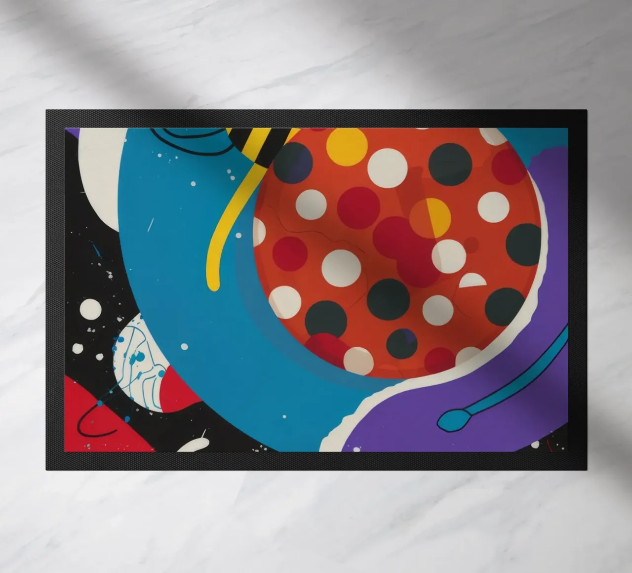 Galactic Ladybug doormat by Monarco Virtuoso