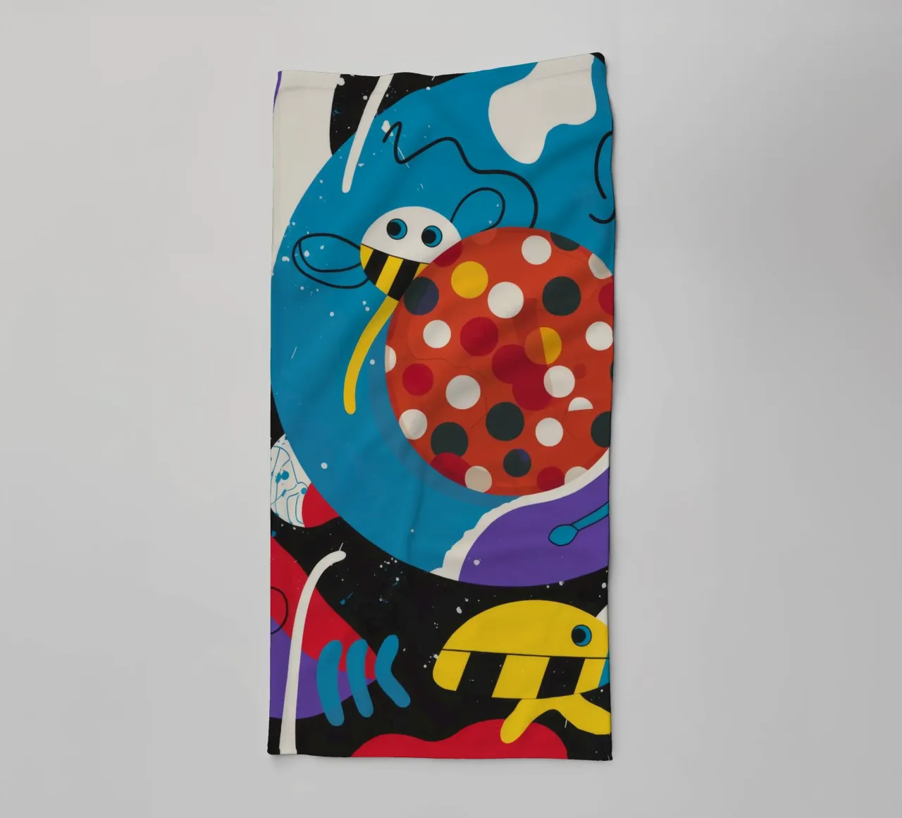 Coccinelle galactique serviette de bain de Monarco Virtuoso