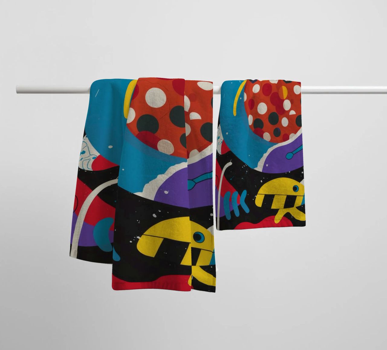 Galactic Ladybug towel by Monarco Virtuoso