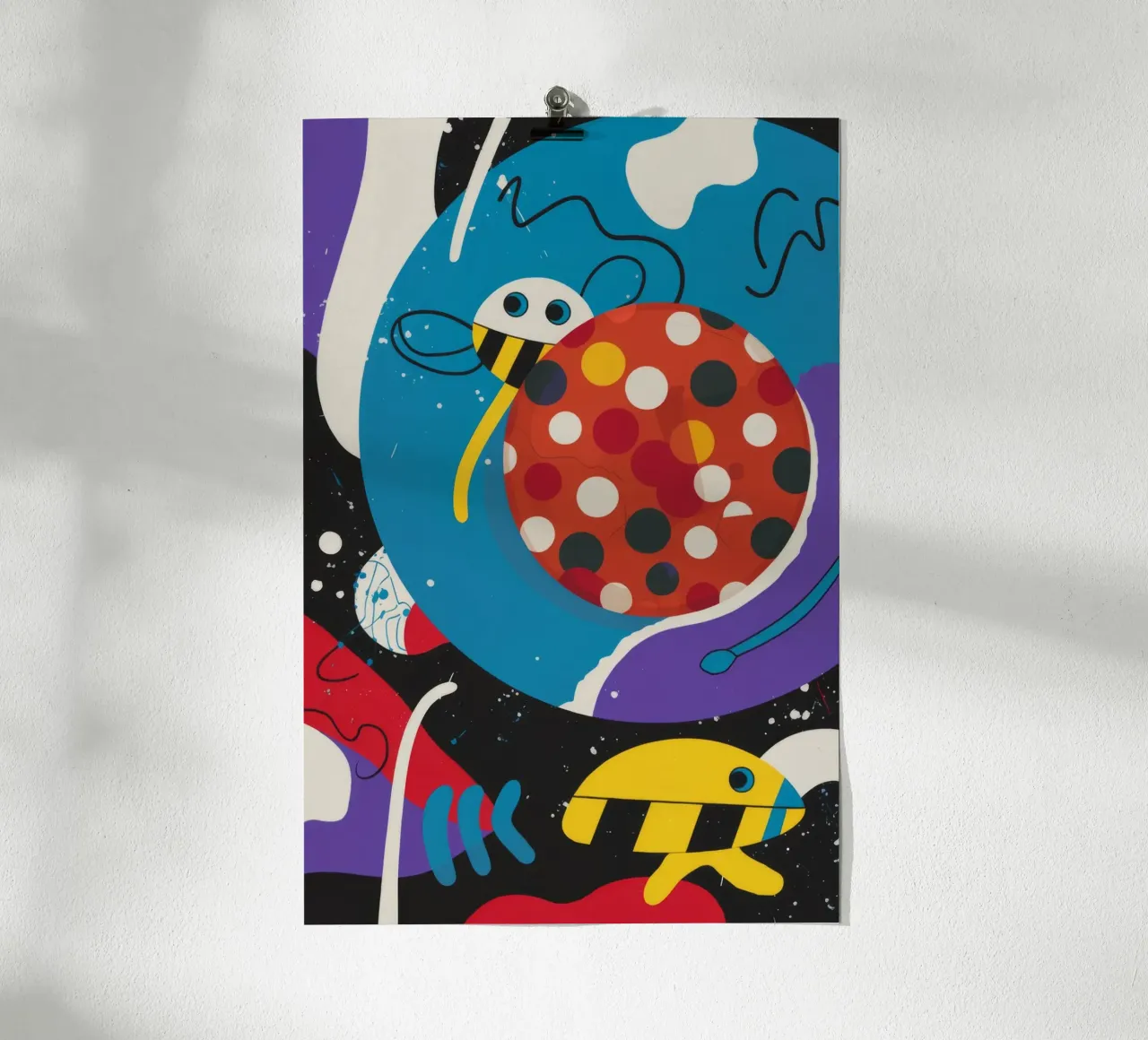 Galactic Ladybug poster by Monarco Virtuoso