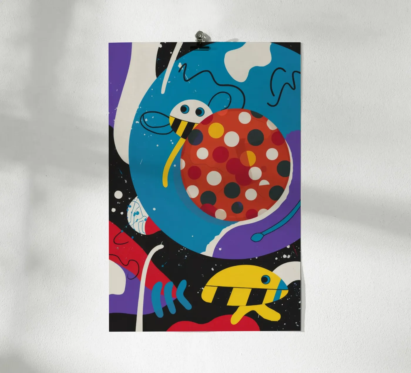 Galactic Ladybug poster by Monarco Virtuoso