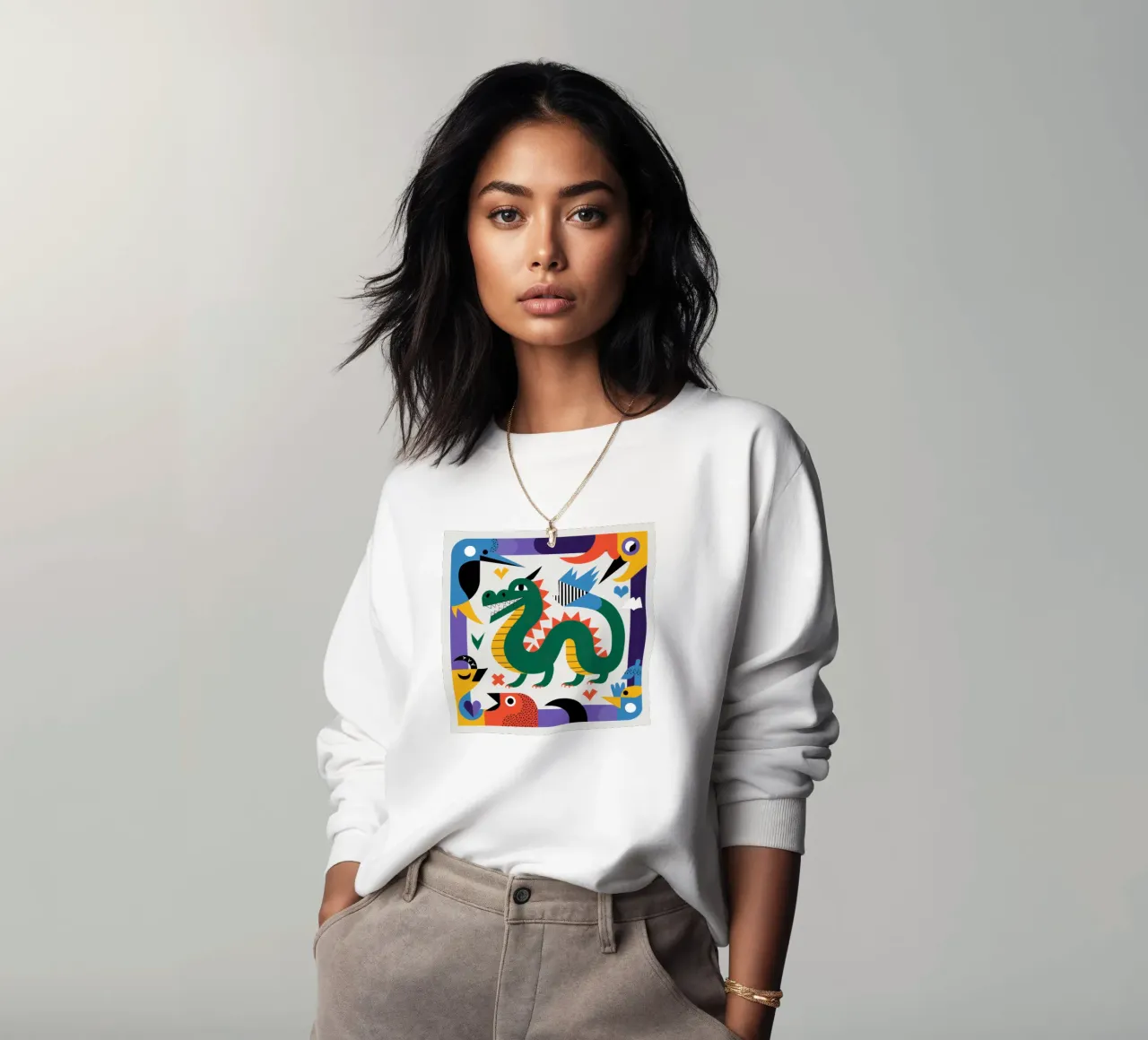 Mythical Serpent sweatshirt by Monarco Virtuoso