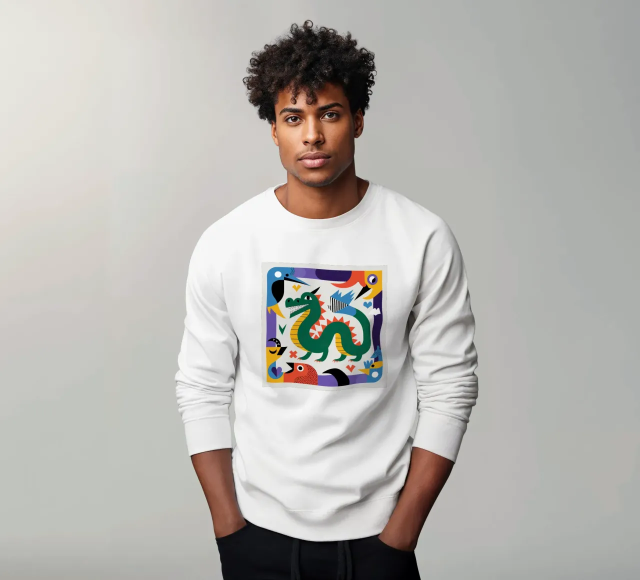 Mythical Serpent sweatshirt by Monarco Virtuoso