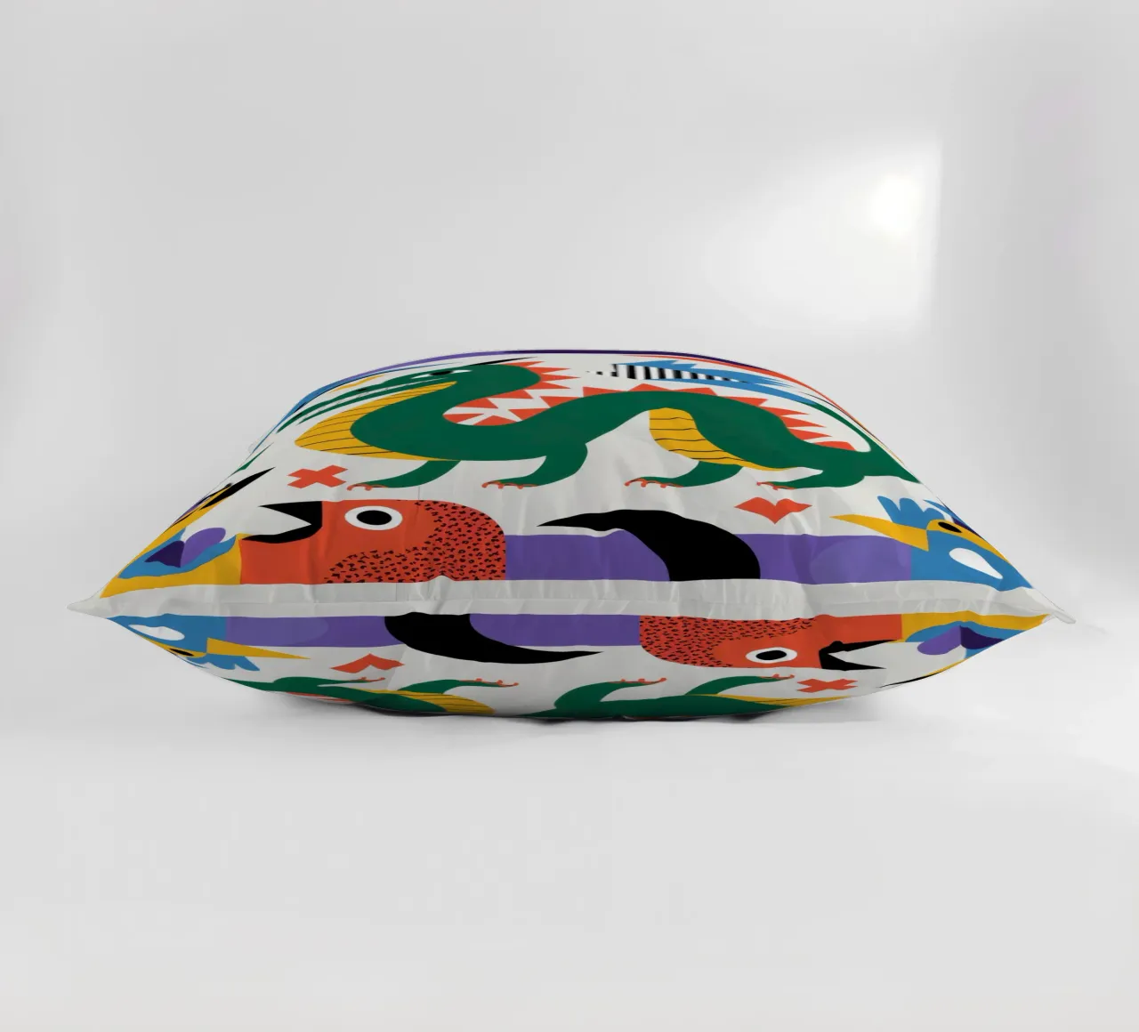 Serpente mitico cuscino da Monarco Virtuoso