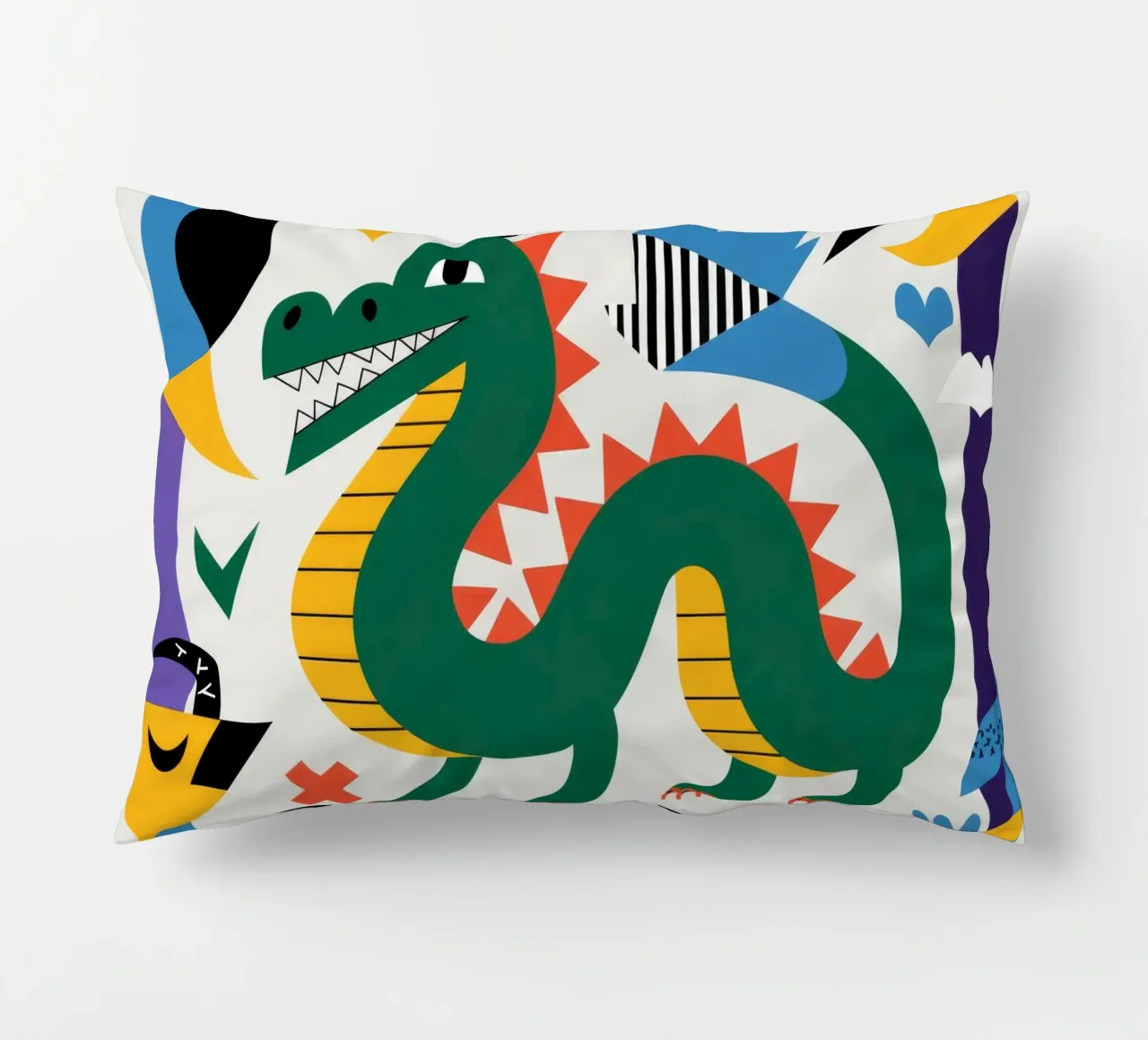 Serpente mitico cuscino da Monarco Virtuoso