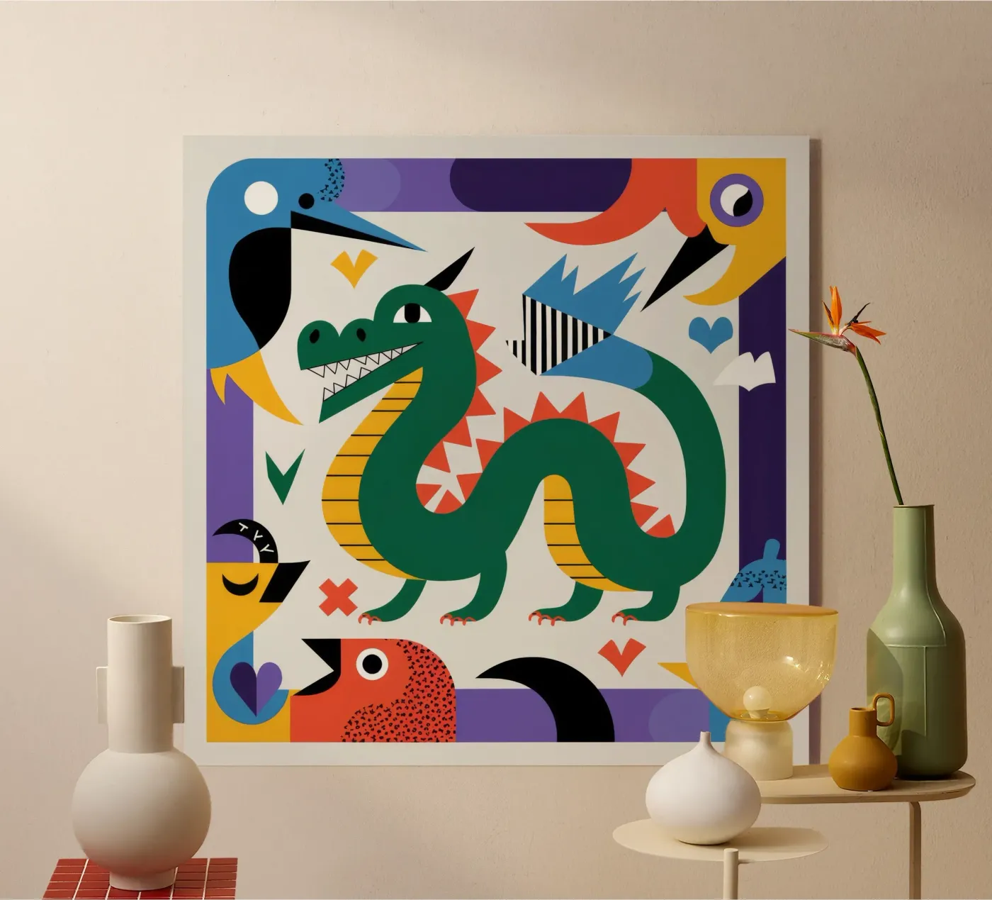 Mythical Serpent plexiglas de Monarco Virtuoso