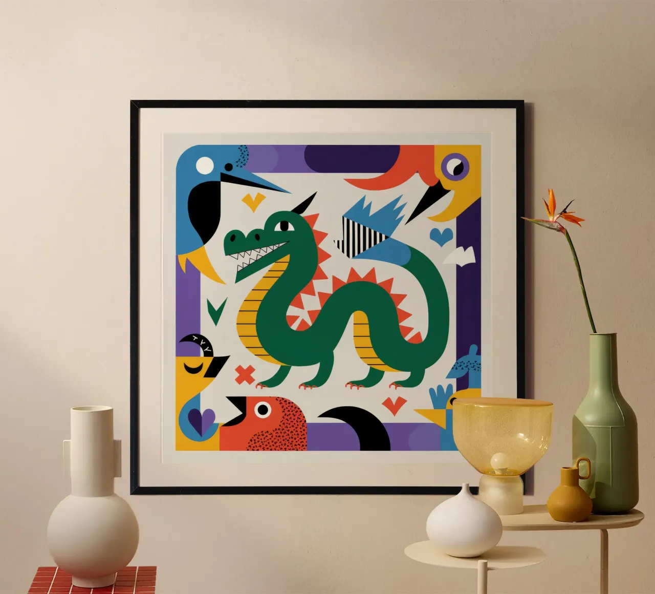 Serpente mitico carta hahnemühle da Monarco Virtuoso