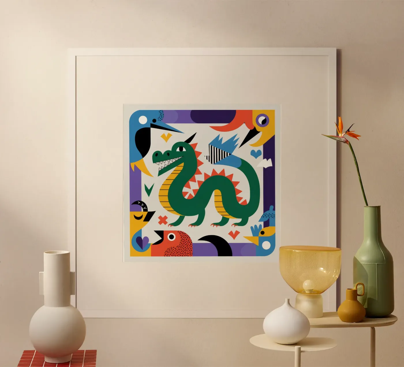 Serpente mitico poster da Monarco Virtuoso