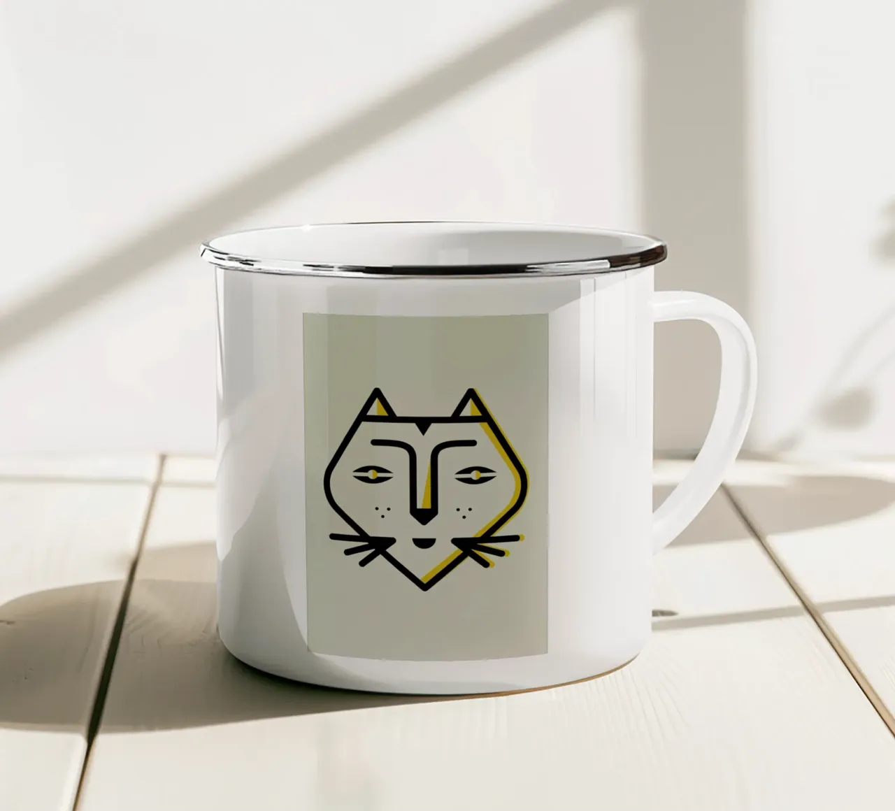 Animal 6 tazza in smalto da Maz