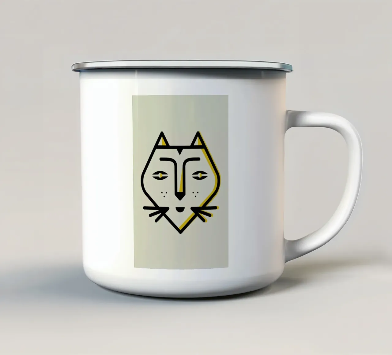 Animal 6 tazza in smalto da Maz