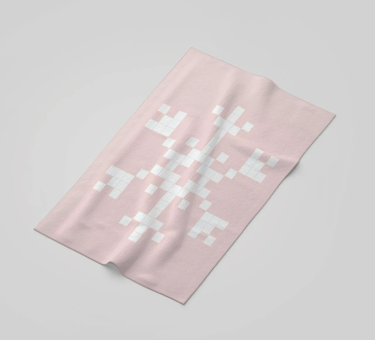 Pixel Snowflake Pink telo mare da Studio One