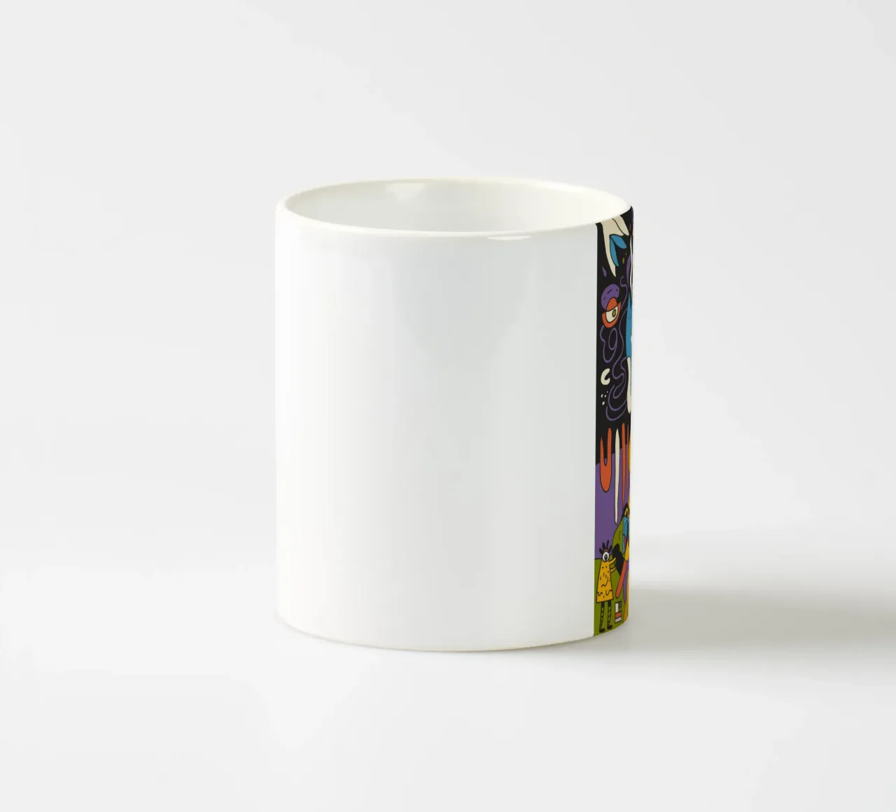 Figure mistiche tazza in ceramica da Monarco Virtuoso