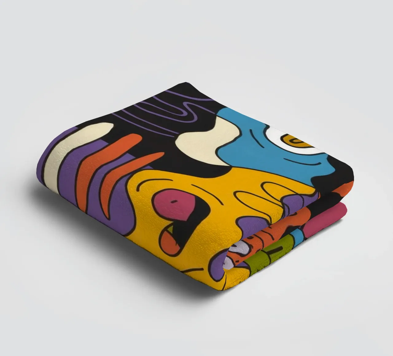 Mystical Figures towel by Monarco Virtuoso