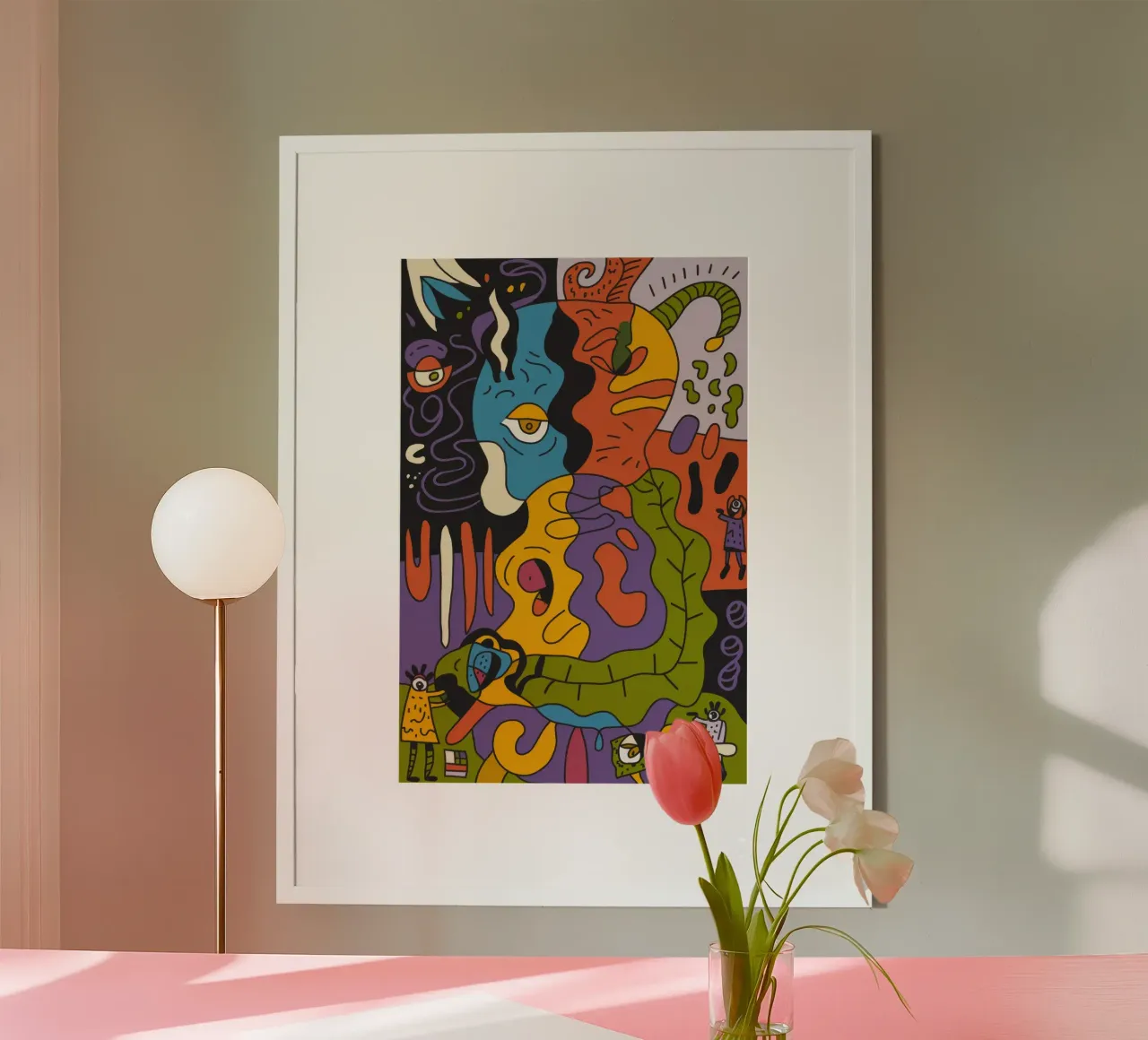 Mystical Figures poster by Monarco Virtuoso