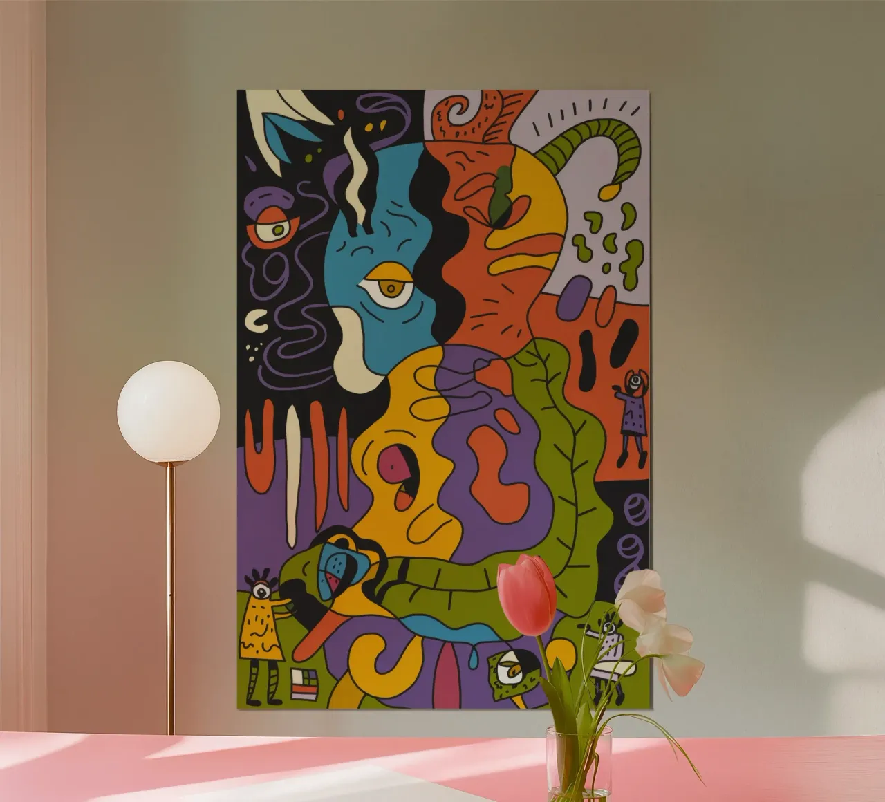 Mystical Figures poster by Monarco Virtuoso