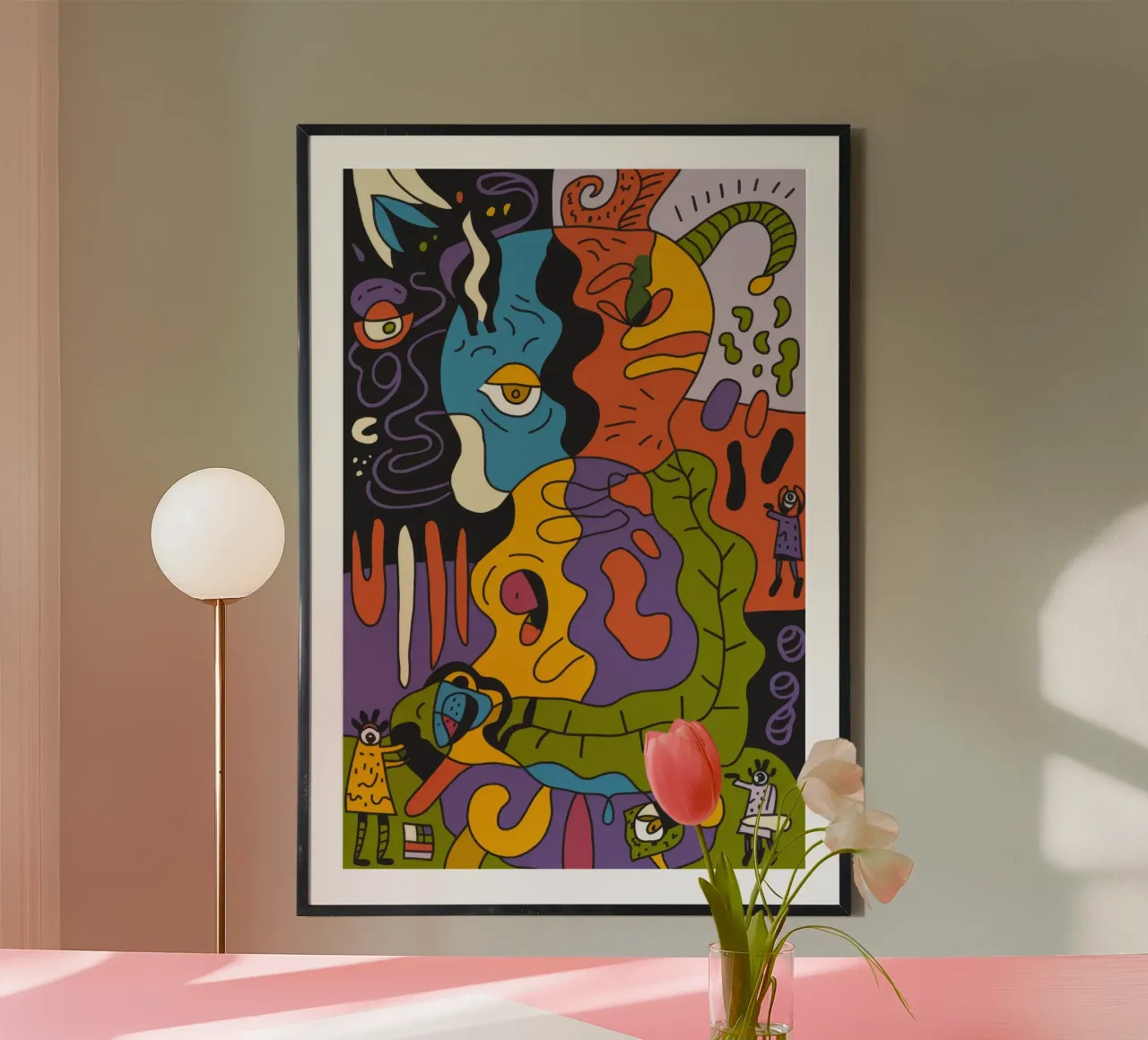 Mystical Figures poster by Monarco Virtuoso