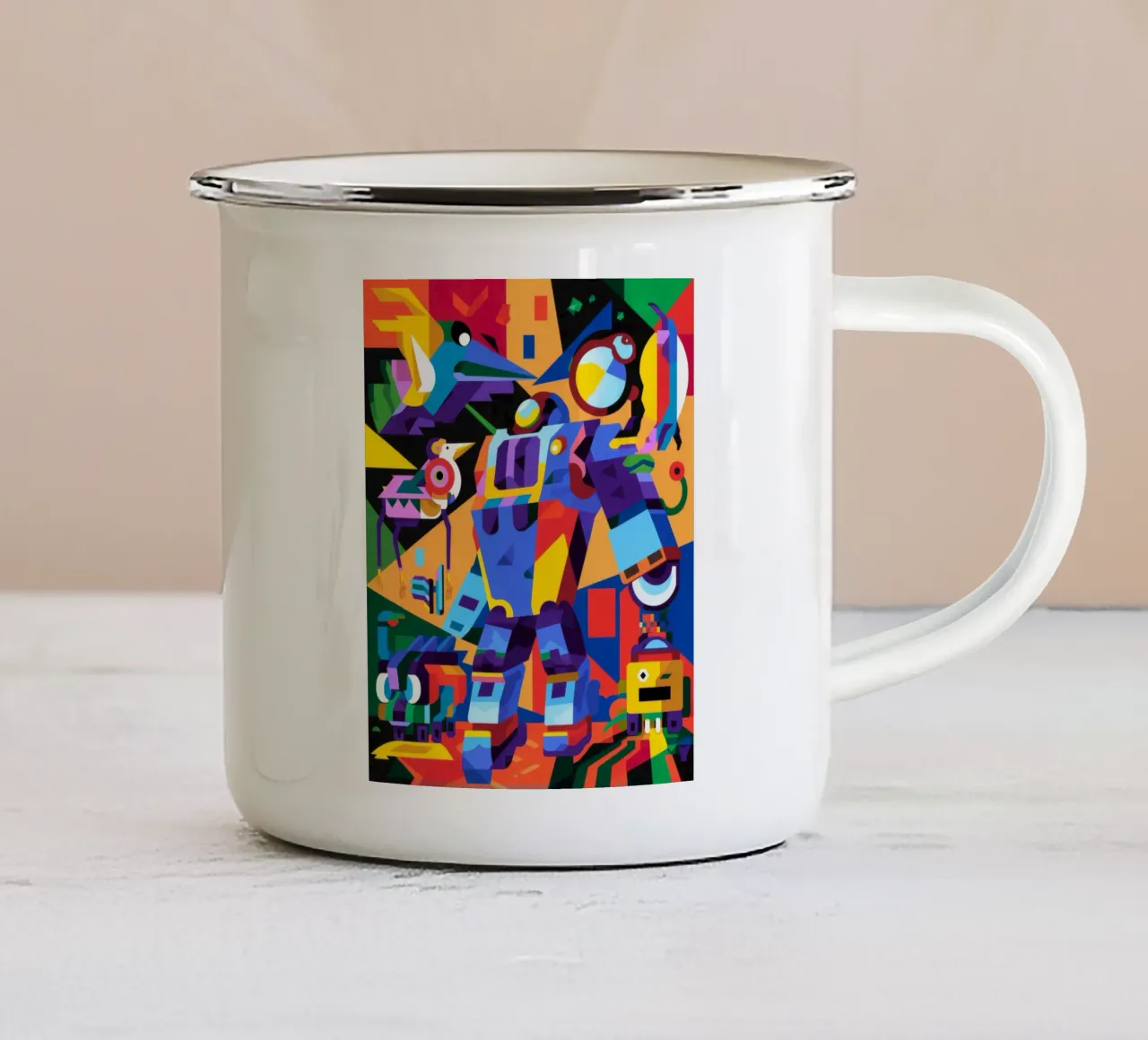 Esploratore astrale tazza in smalto da Monarco Virtuoso