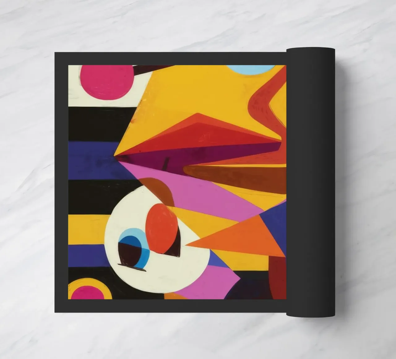 Abstract Lion doormat by Monarco Virtuoso