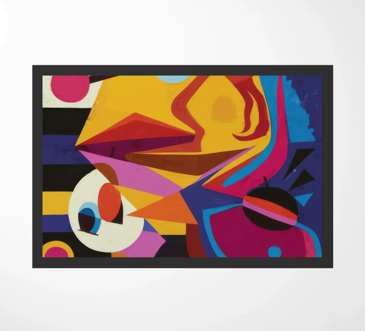 Abstract Lion doormat by Monarco Virtuoso