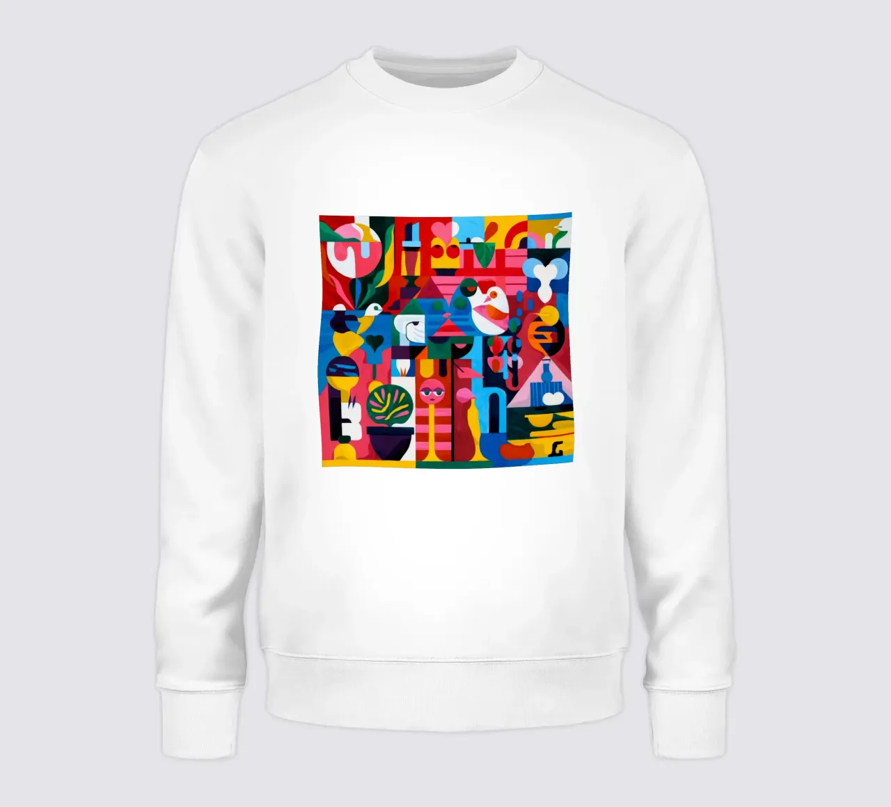 Geometric Chaos sweatshirt by Monarco Virtuoso