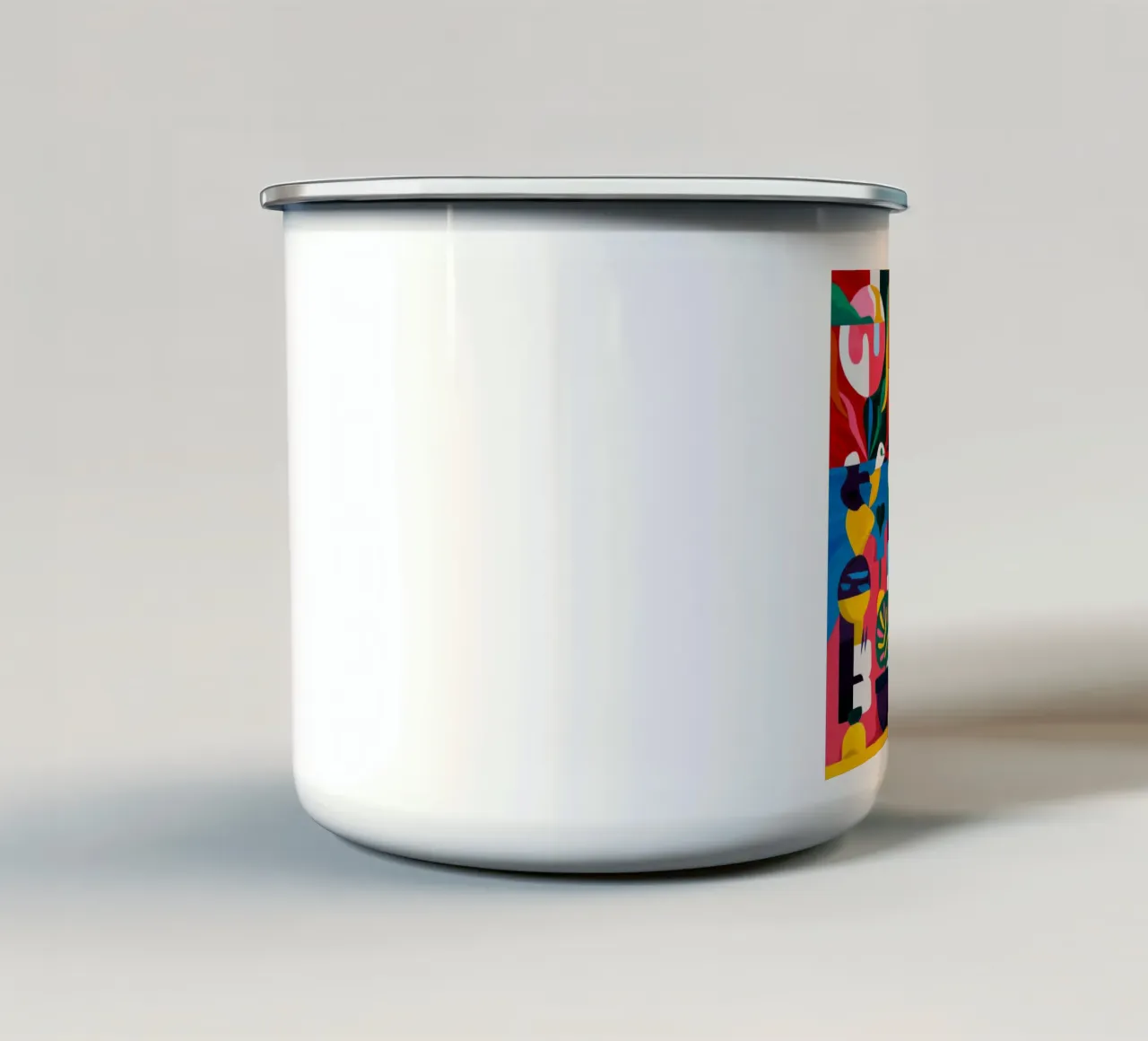 Caos geométrico taza de esmalte de Monarco Virtuoso