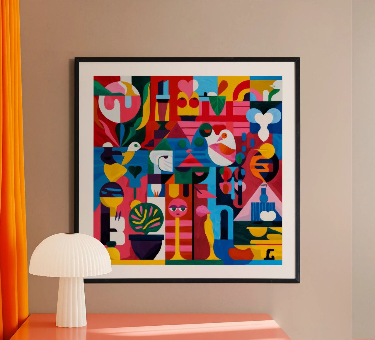 Geometric Chaos poster by Monarco Virtuoso