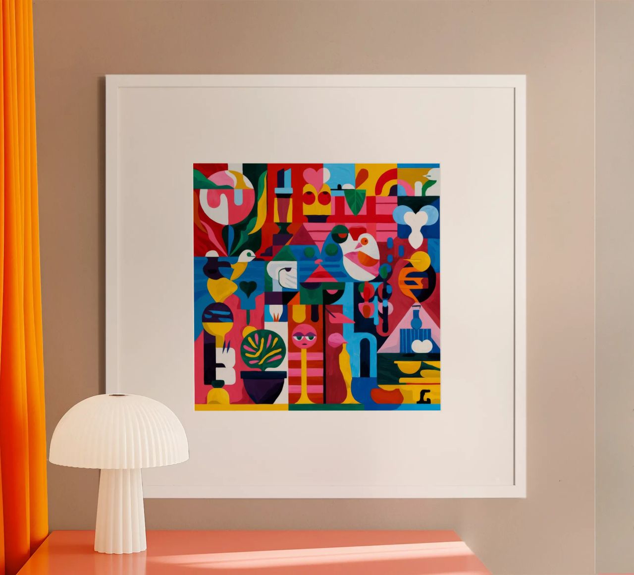 Geometric Chaos poster by Monarco Virtuoso