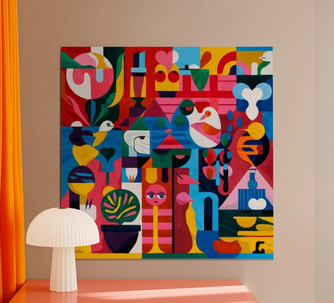Geometric Chaos poster by Monarco Virtuoso