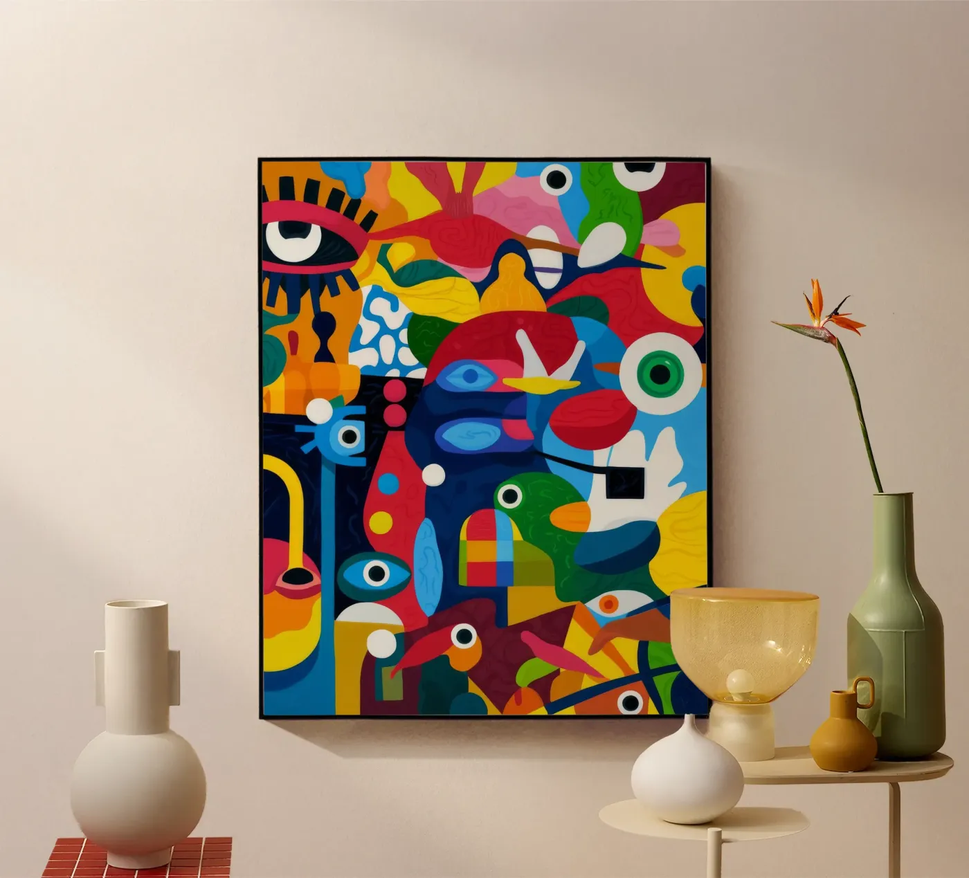 Occhi colorati plexiglass da Monarco Virtuoso