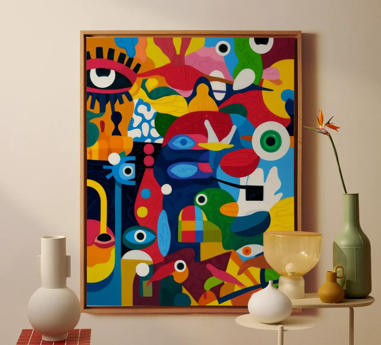 Yeux colorés toile de Monarco Virtuoso