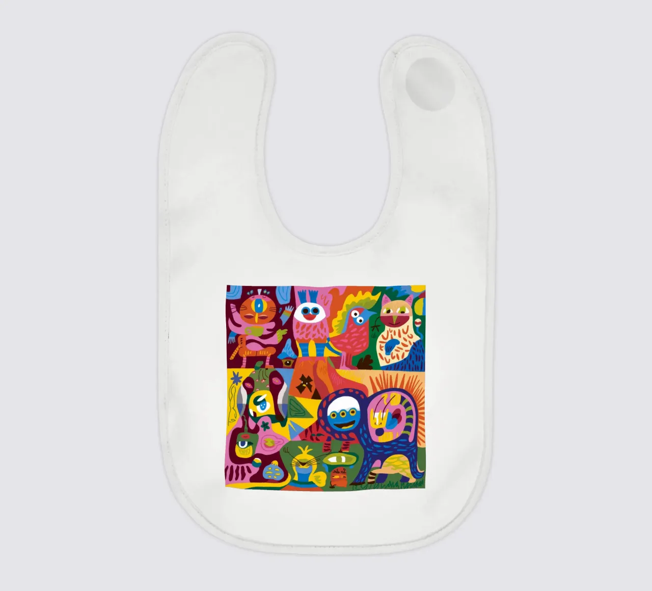Fantasy Creatures baby bib by Monarco Virtuoso