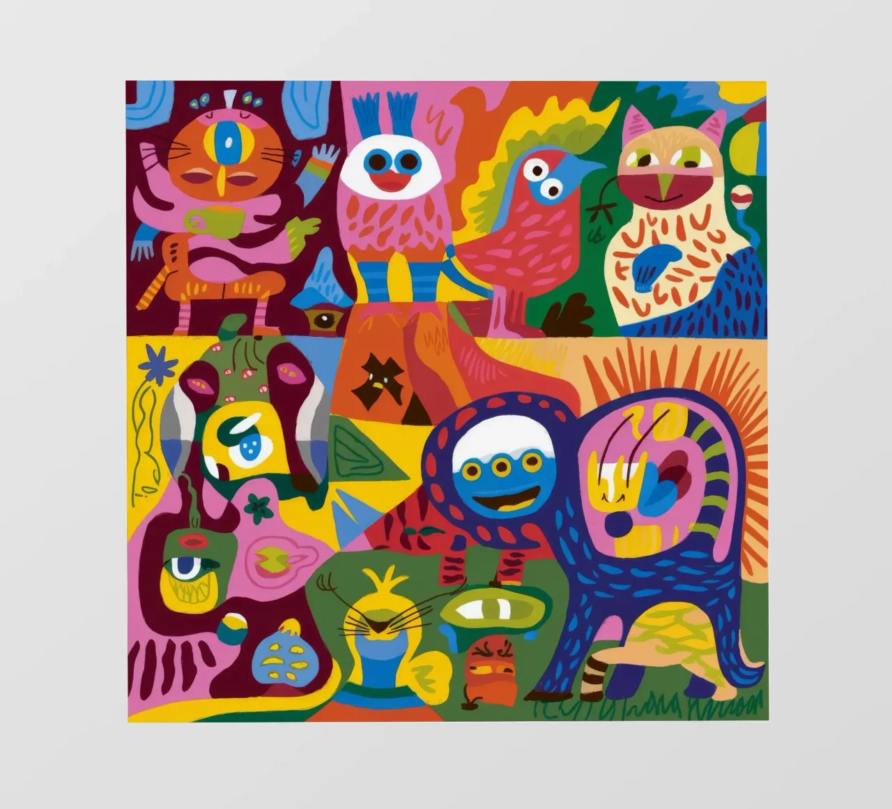 Fantasie wezens fotobehang van Monarco Virtuoso