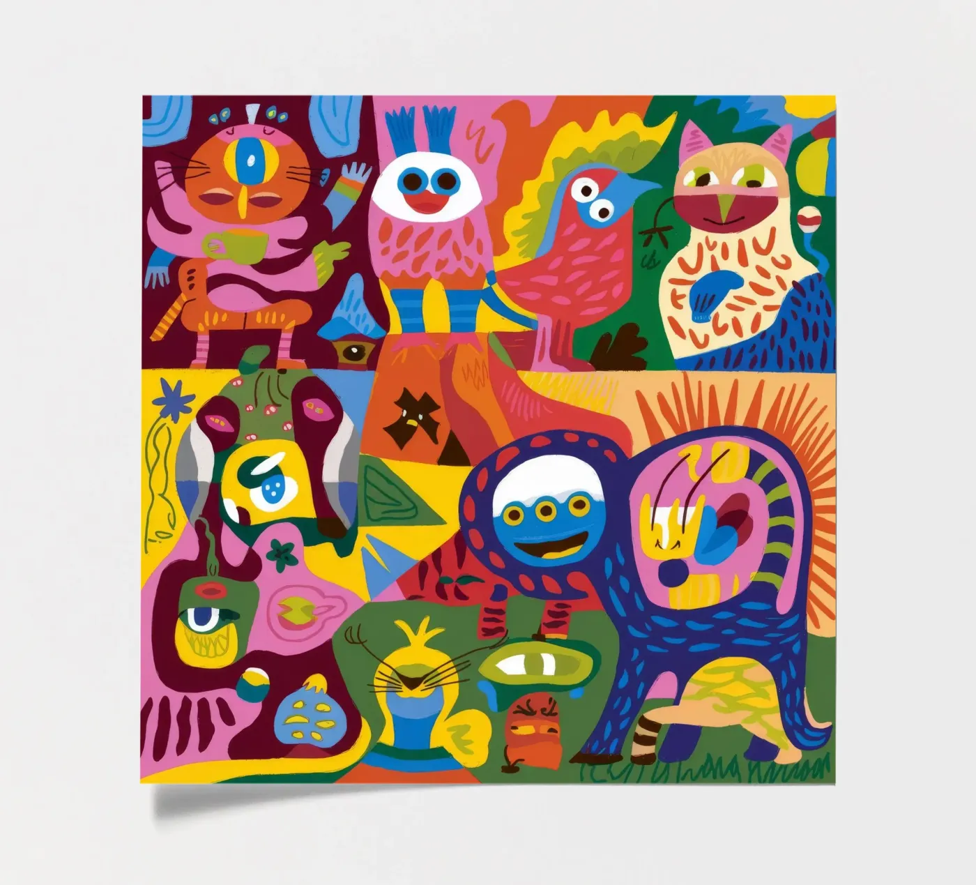 Fantasy Creatures sticker sheet by Monarco Virtuoso