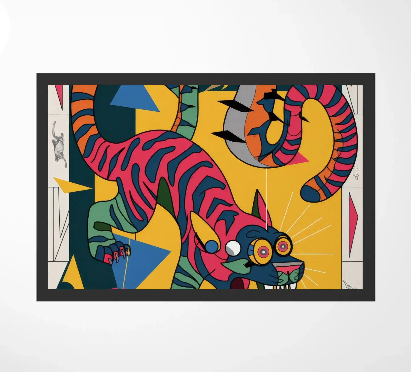 Striped Beast doormat by Monarco Virtuoso