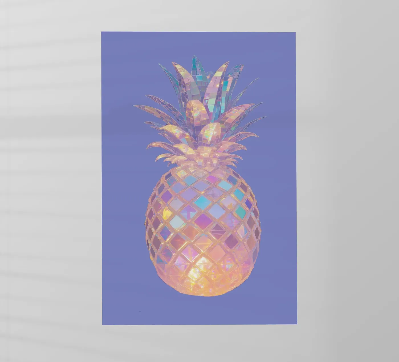 Pineapple disc pellicola backlit da Melloi Art Print