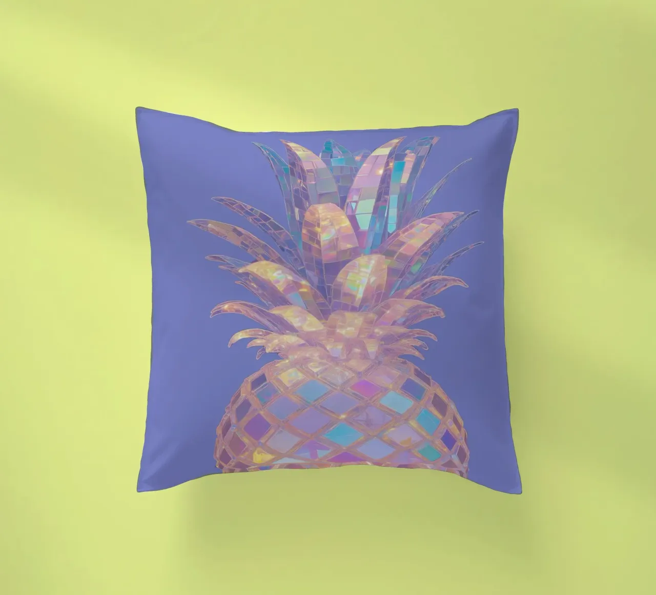 Disco Pineapple cuscino da Melloi Art Print