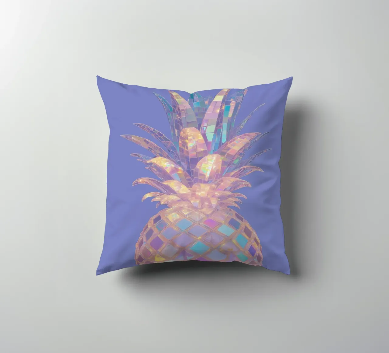 Disco Pineapple cuscino da Melloi Art Print