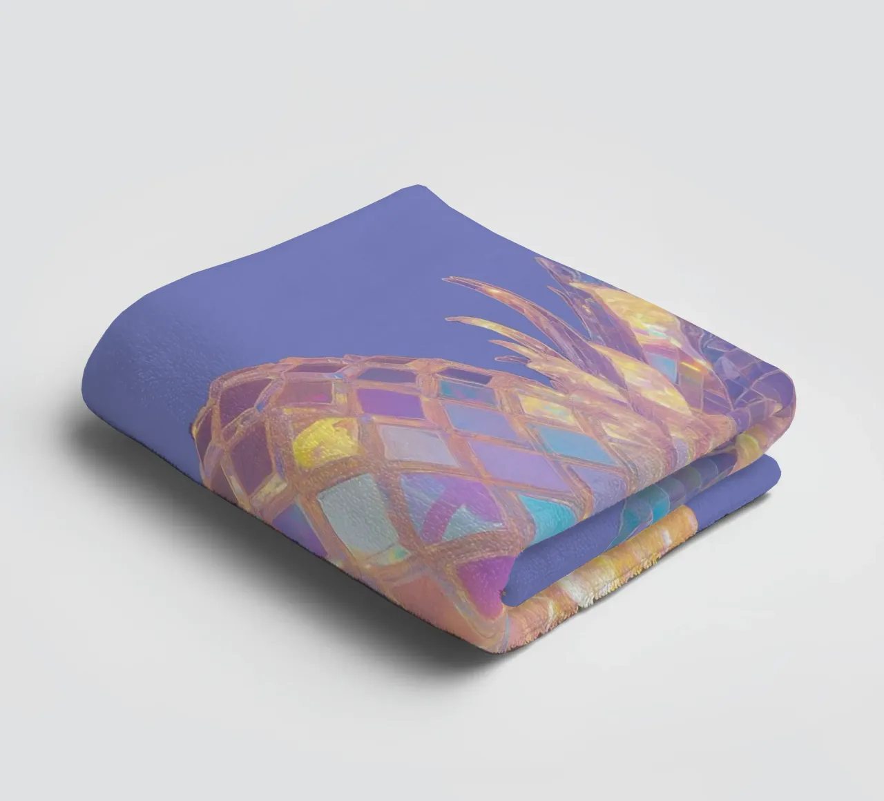 Disco Pineapple asciugamano da bagno da Melloi Art Print