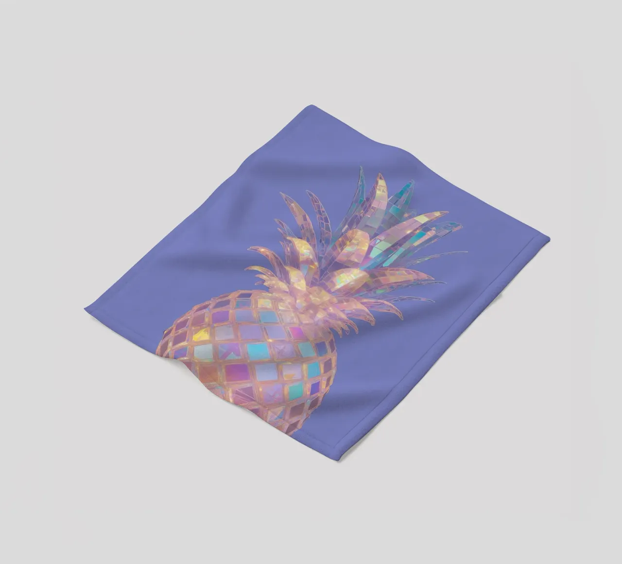 Ananasschijf fleecedeken van Melloi Art Print