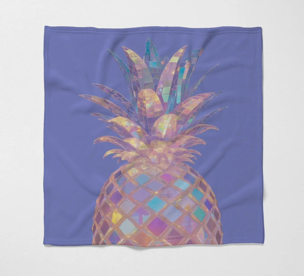 Ananasschijf fleecedeken van Melloi Art Print