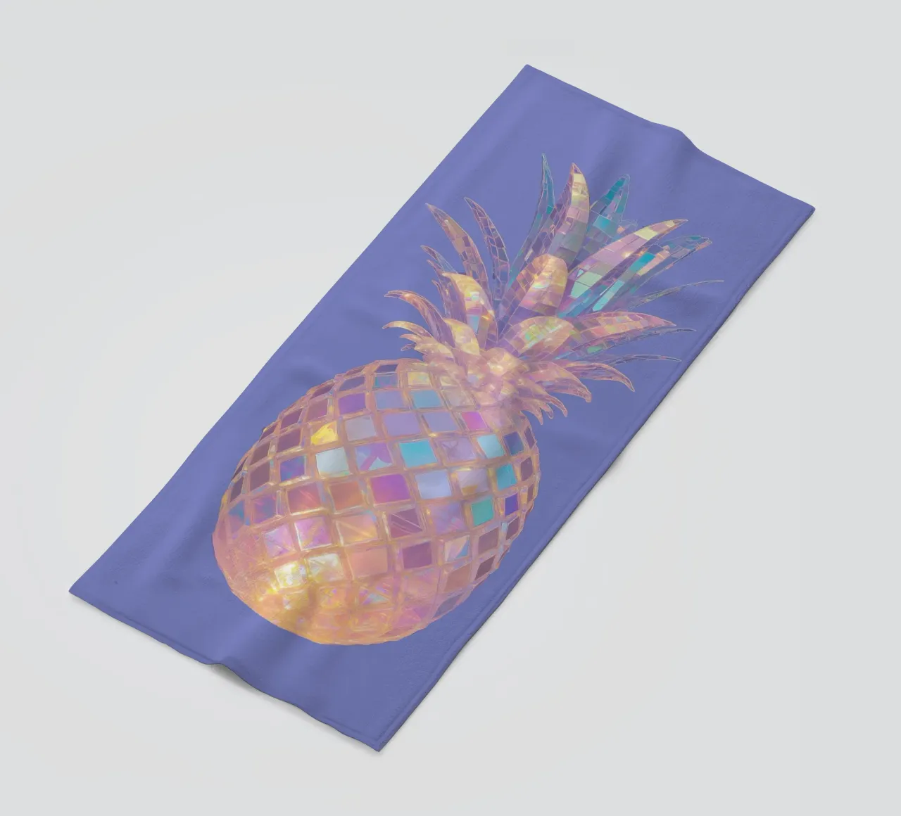 Disco Pineapple telo mare da Melloi Art Print