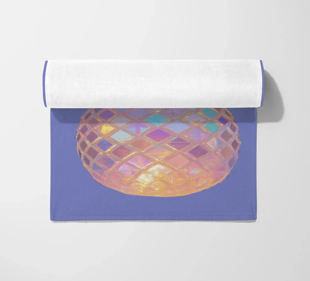 Disco Pineapple telo mare da Melloi Art Print