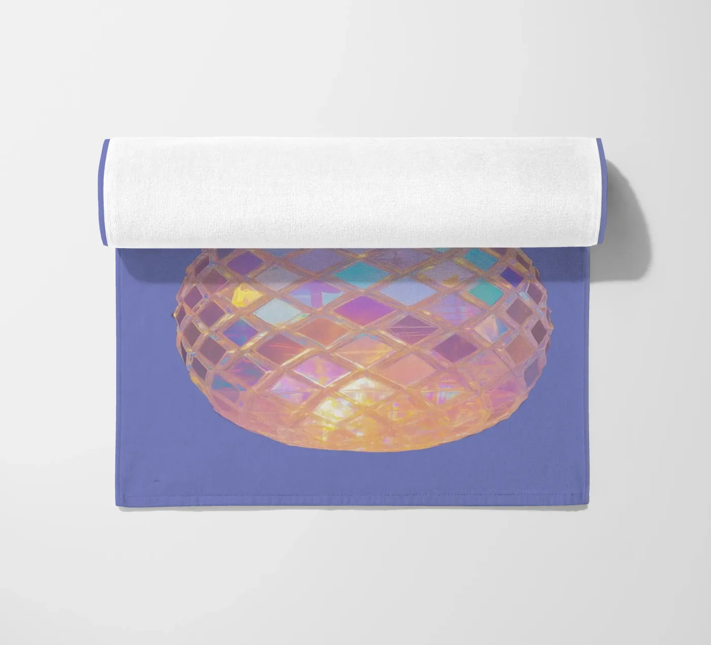 Ananasschijf strandhanddoek van Melloi Art Print