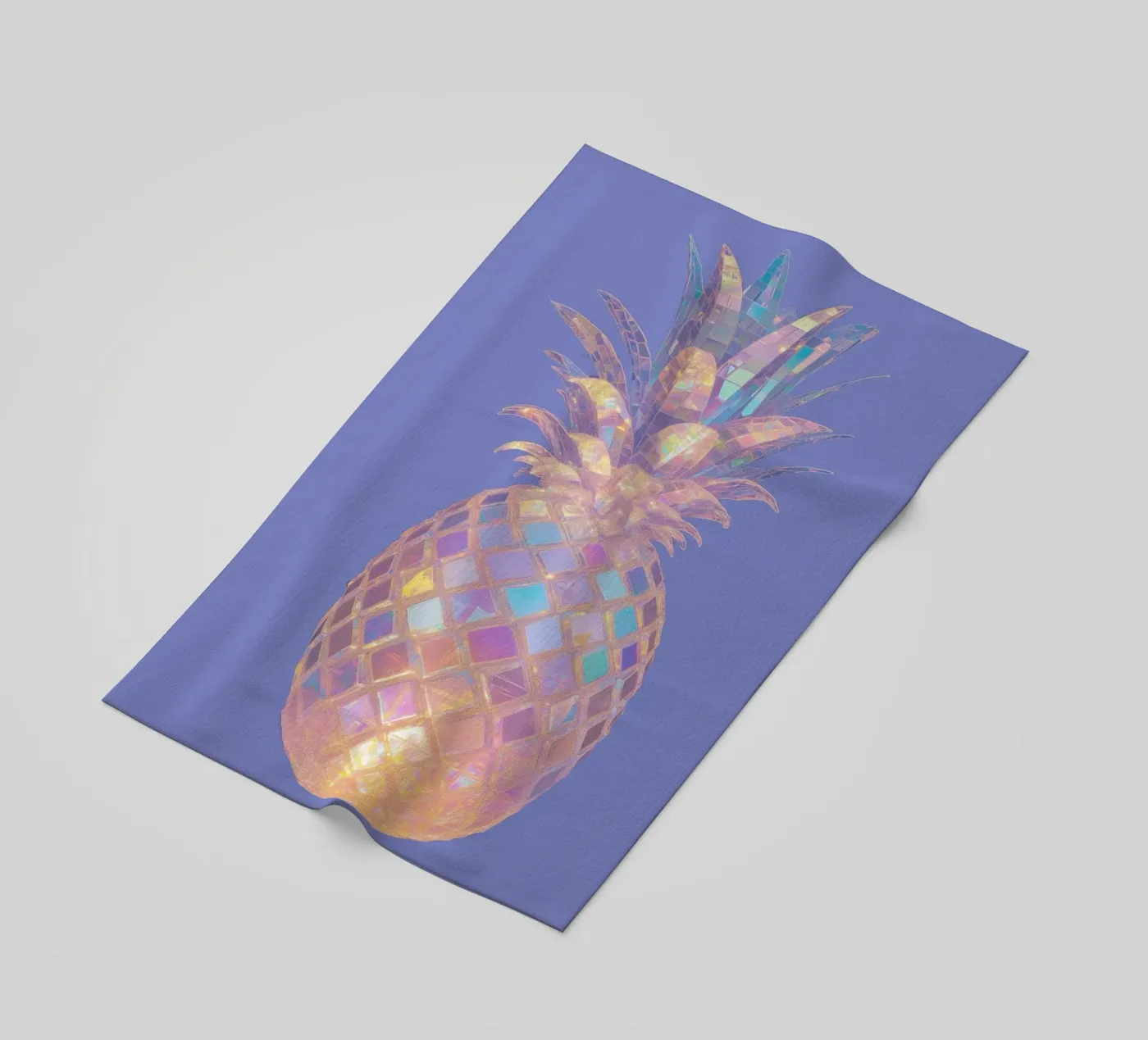 Ananasschijf strandhanddoek van Melloi Art Print