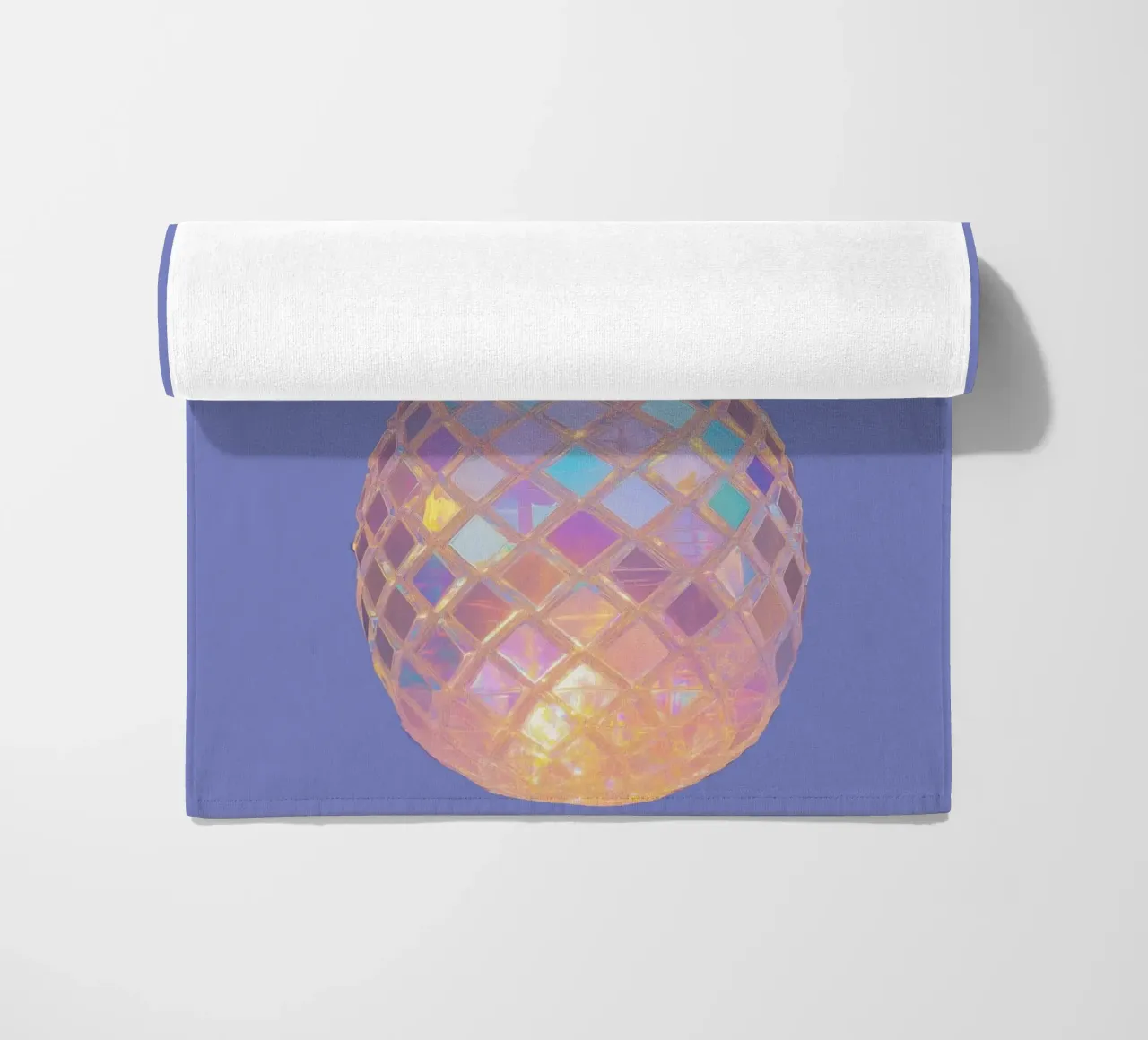 Disco Pineapple telo mare da Melloi Art Print