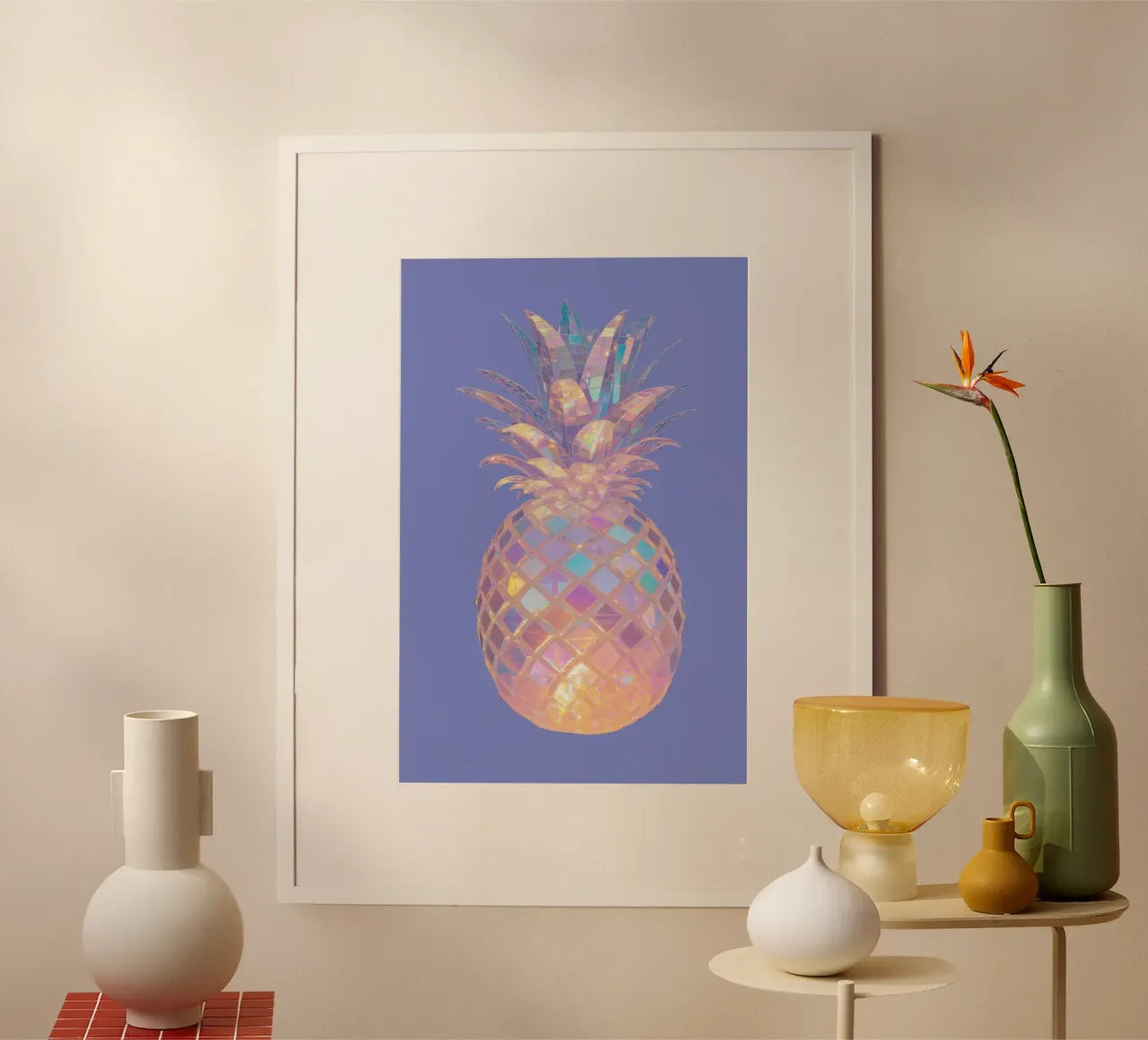 Disco Pineapple poster da Melloi Art Print