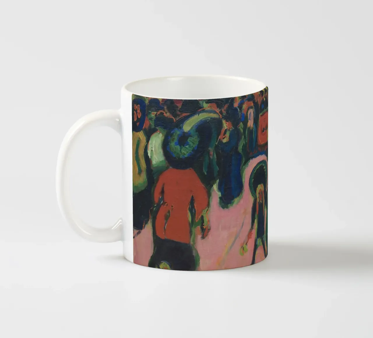 Ernst Ludwig Kirchner - Via, Dresda tazza in ceramica da Timeless Artworks