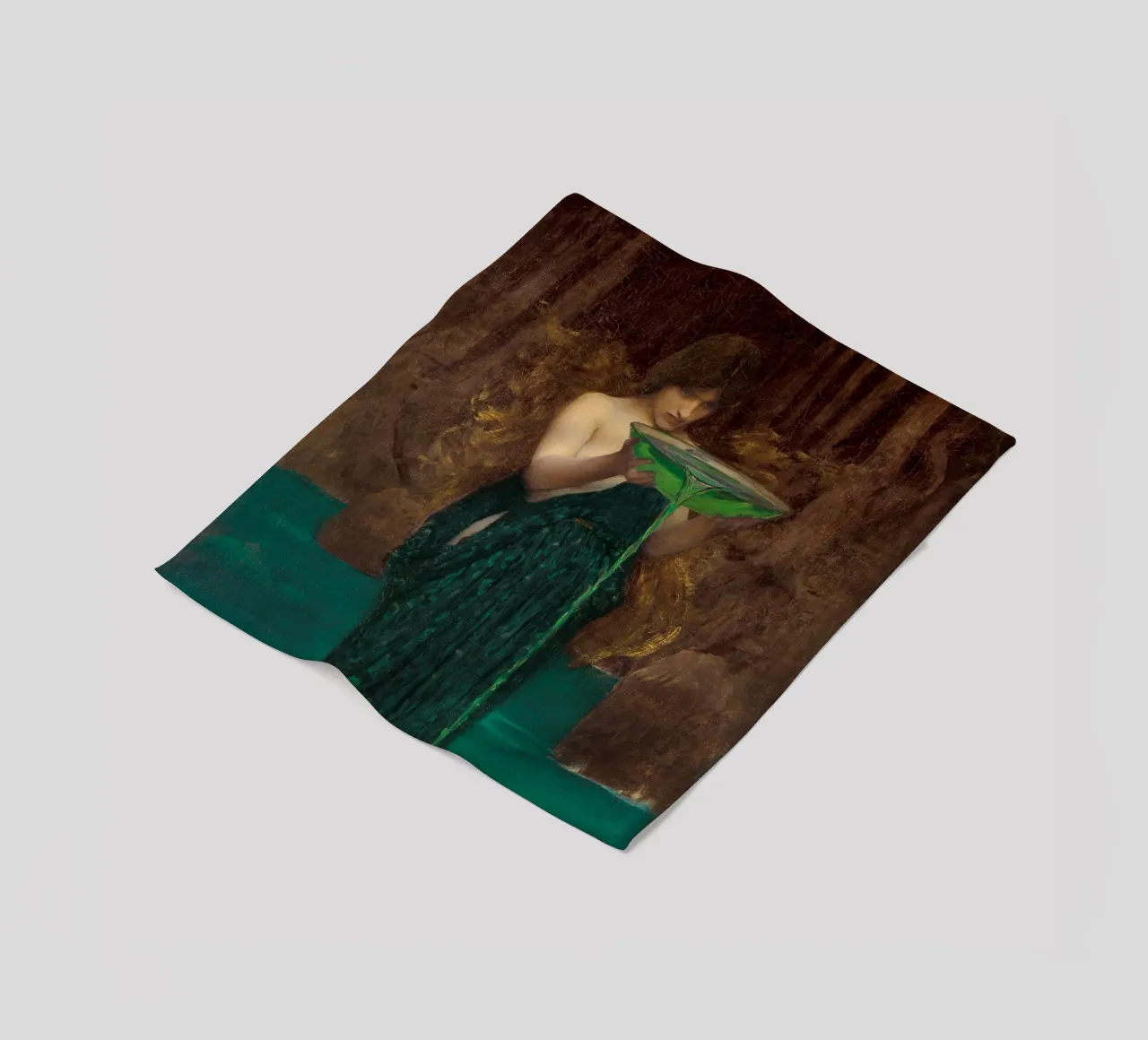 John William Waterhouse - Circe Invidiosa, 1892 coperta in pile da Timeless Artworks