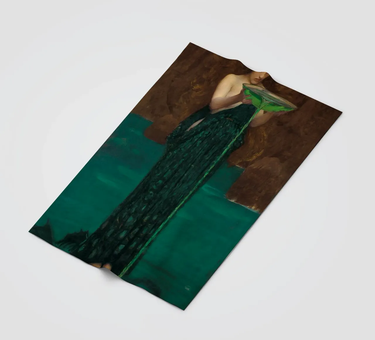 John William Waterhouse - Circe Invidiosa coperta in pile da Timeless Artworks